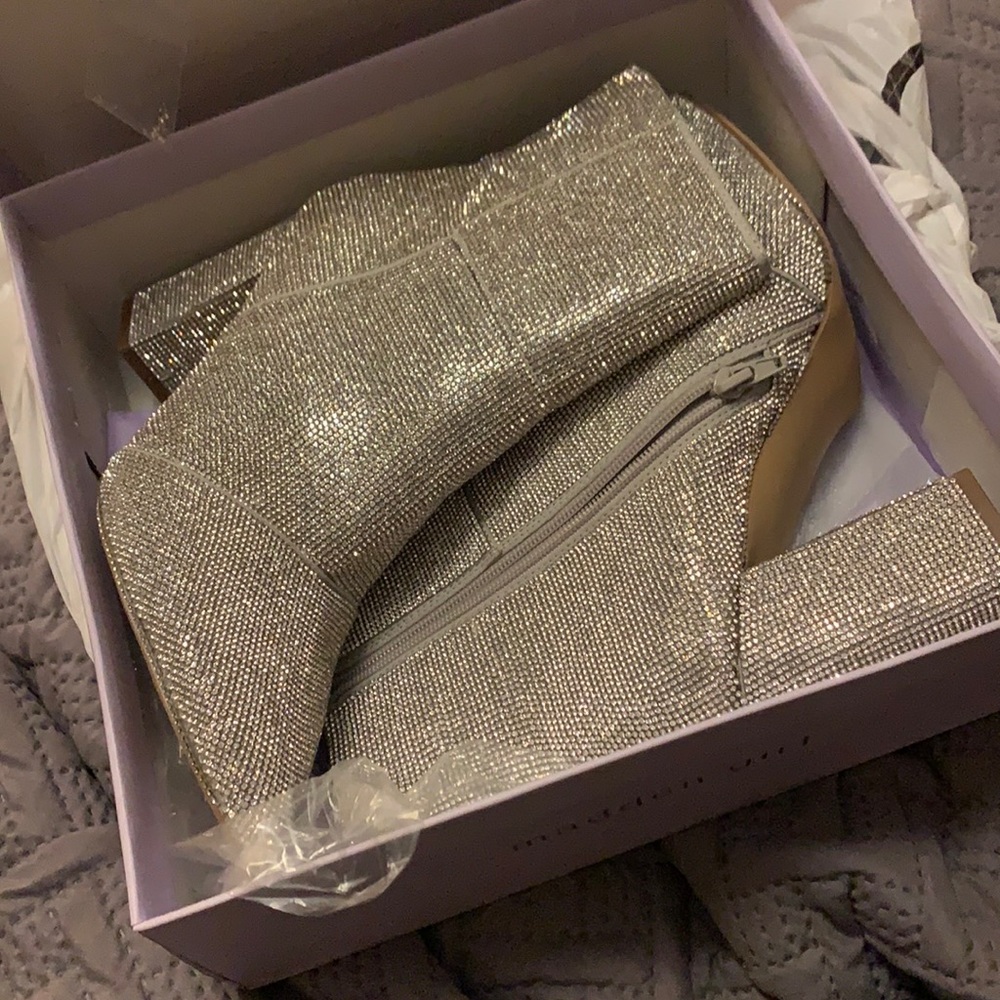 Madden Girl by Steve Madden, Rhinestone boots